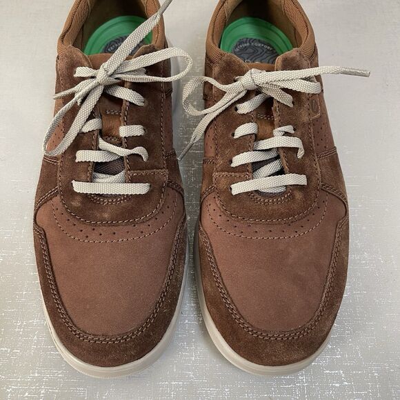 Clarks Gaskill Vibe Mens 8.5 M Brown Leather Sneakers Shoes Ortholite Comfort main image 8